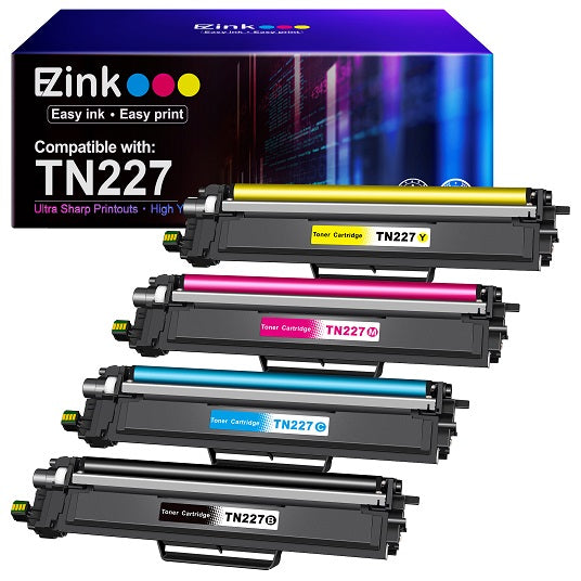 Brother TN227 TN223 Compatible Toner Cartridge (4 Pack) (Free shipping)