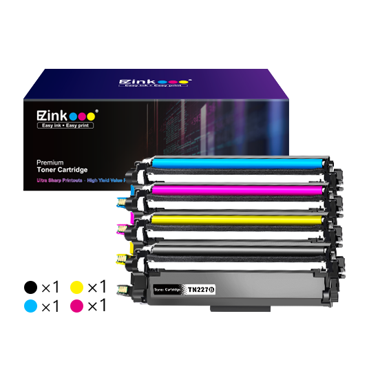 Brother TN227 TN223 Compatible Toner Cartridge (4 Pack) （Free shipping）